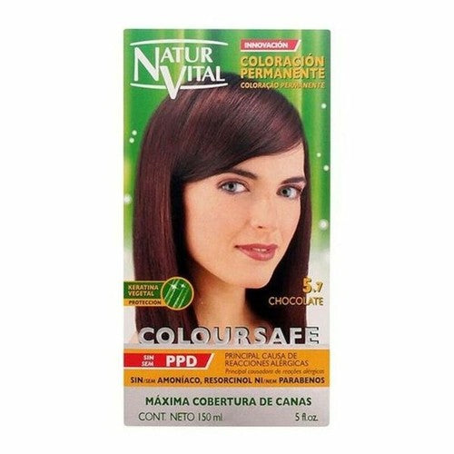 NATUR VITAL COLOURSAFE permanent dye #5.7-chocolate