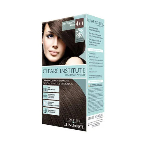 CLEARÉ INSTITUTE COLOR CLINUANCE delicate hair #4.01-cold chocolate 1 u