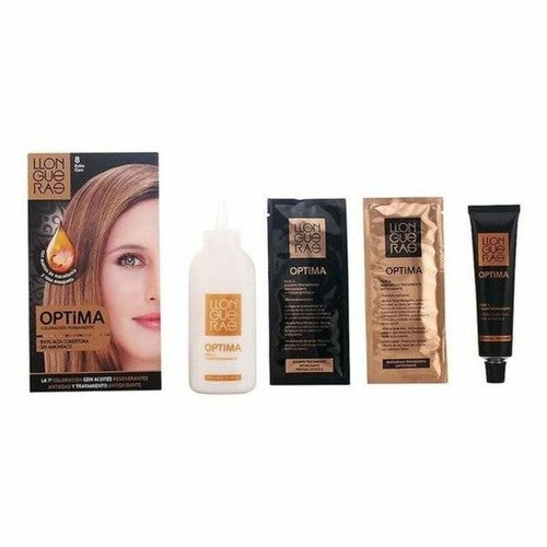 LLONGUERAS OPTIMA hair colour #8-light blond 1 u