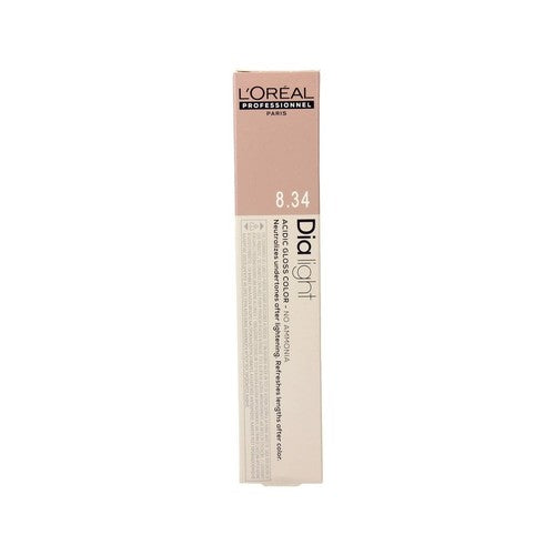 L'ORÉAL PROFESSIONNEL PARIS DIA LIGHT gel-creme acide sans amoniaque #8,34 50 ml