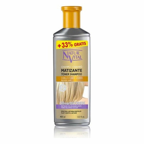 NATUR VITAL silver blonde MATIZING SHAMPOO 400 ml
