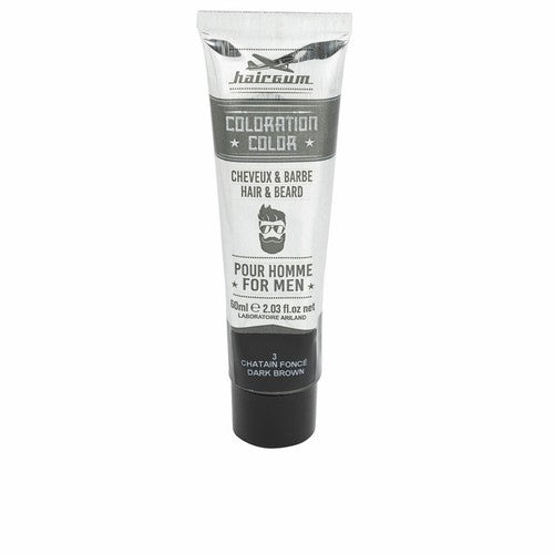 HAIRGUM COLORATION beard and hair dye #3-Dark Brown 60 gr