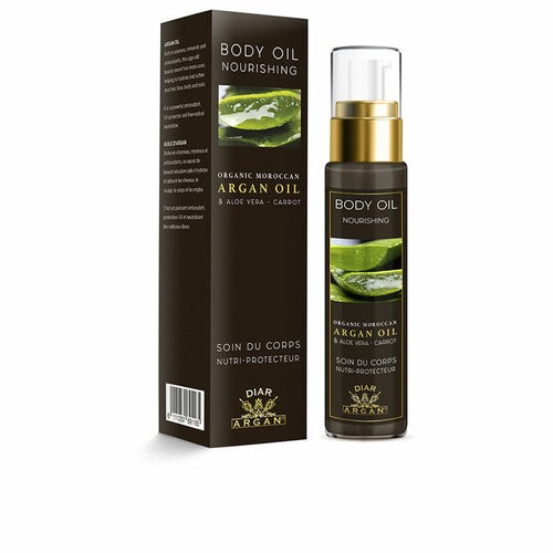 DIAR ARGAN NOURISHING BODY OIL argan with aloe vera and carrot 50 ml
