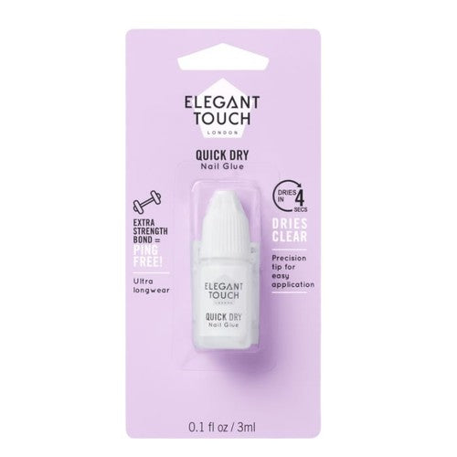 ELEGANT TOUCH PROTECTIVE nail glue clear 3 ml
