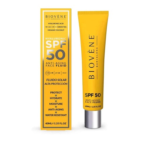 BIOVÈNE HYALURONIC ANTI-AGING facial fluid SPF50 40 ml
