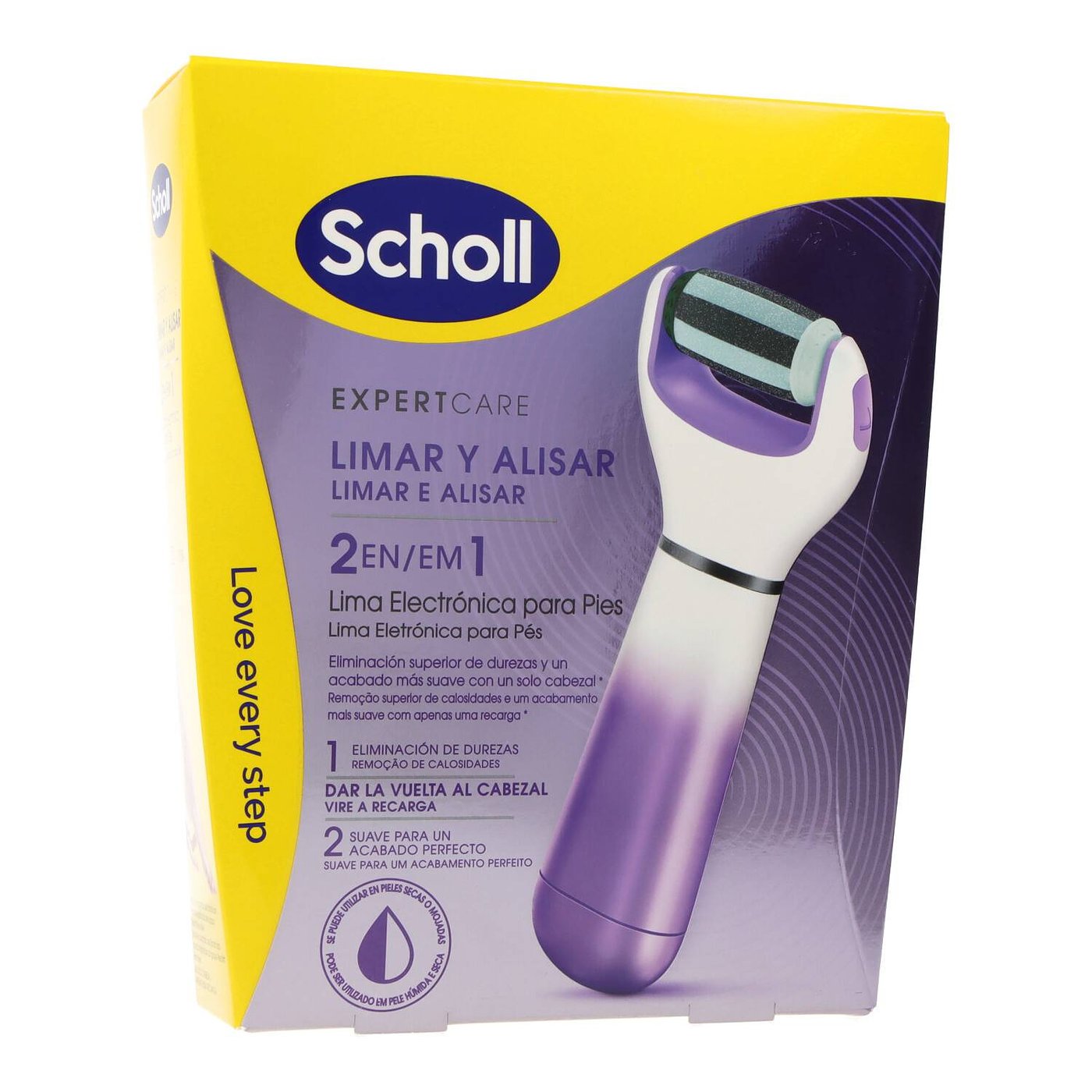 SCHOLL EXPERT CARE electric foot file 2 in 1 1 u