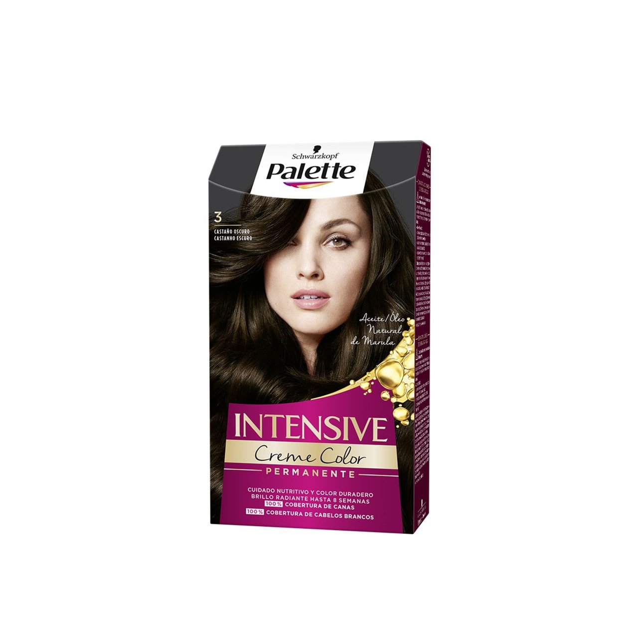 PALETTE INTENSIVE dye #3-dark brown 1 u
