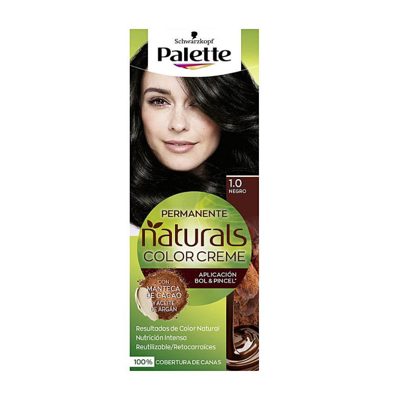 NATURAL PALETTE dye #1.0-black 1 u