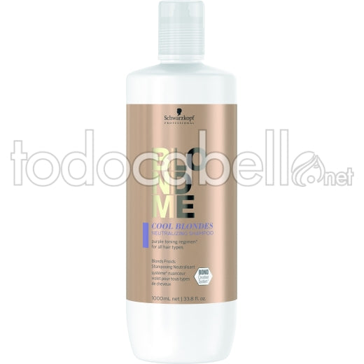 SCHWARZKOPF BLONDME cool blondes neutralizing shampoo 1000 ml