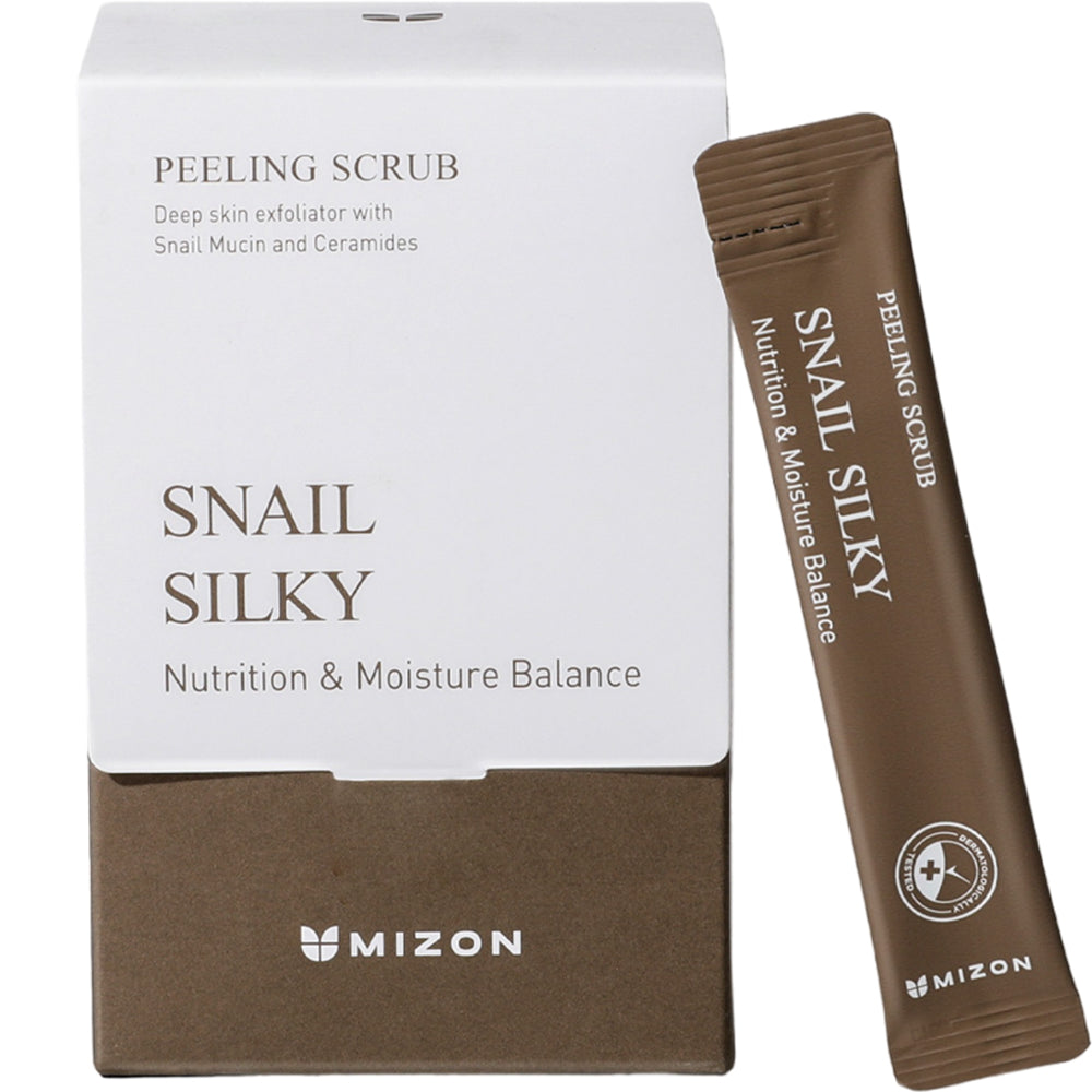 MIZON SNAIL SILKY peeling scrub 40 x 50 gr