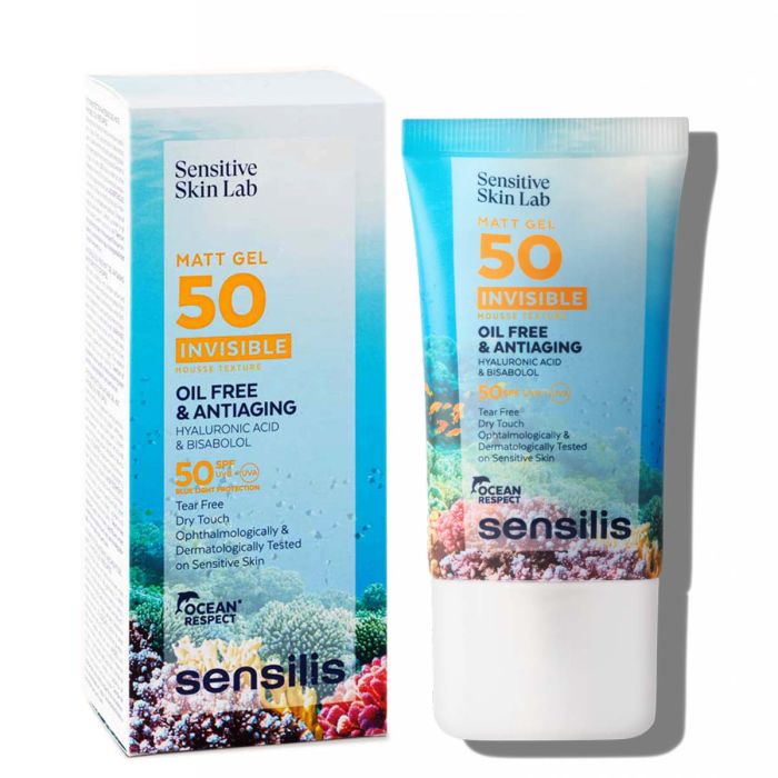 SENSILIS MATT GEL INVISIBLE sin aceite & antiedad SPF50+ 40 ml