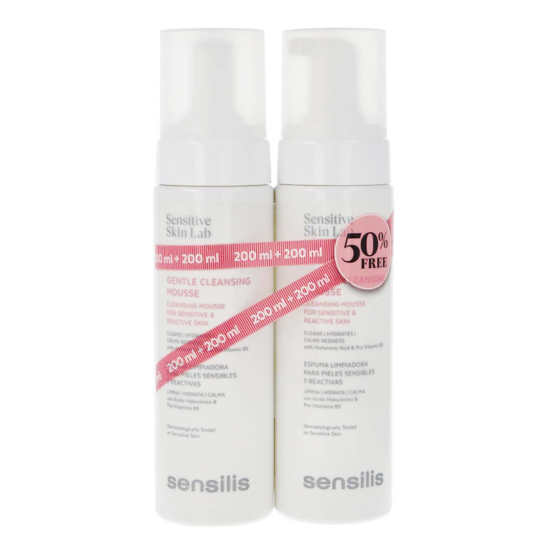SENSILIS GENTLE CLEANSING MOUSSE cleansing foam 2 x 200 ml