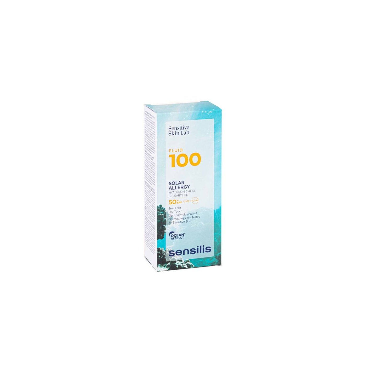 SENSILIS FLUID 100 SOLAR ALLERGY ultrafluid aqueous sunscreen SPF50+ 40 ml