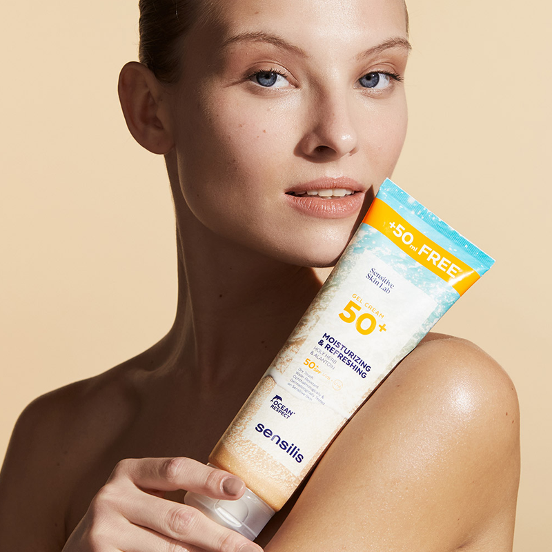 SENSILIS MOISTURIZING &amp; REFRESHING cream gel SPF50+ 250 ml