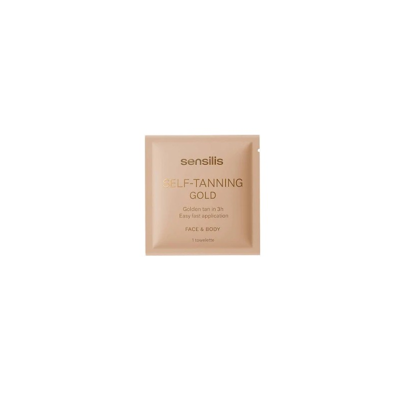 SENSILIS SELF TANNING wipes #Gold 6 u