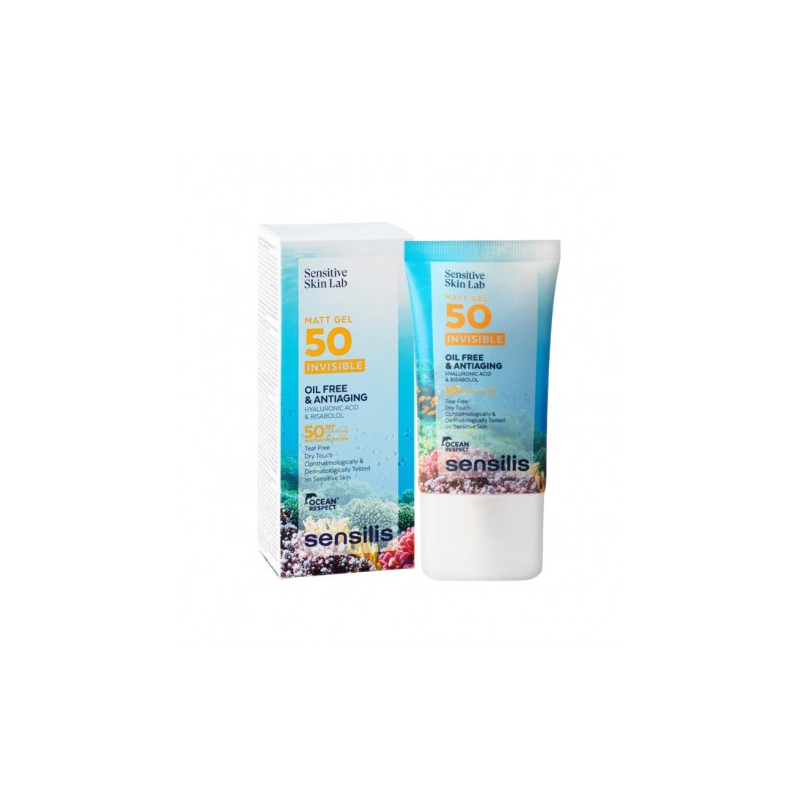 SENSILIS MATT GEL INVISIBLE sin aceite & antiedad SPF50+ 40 ml