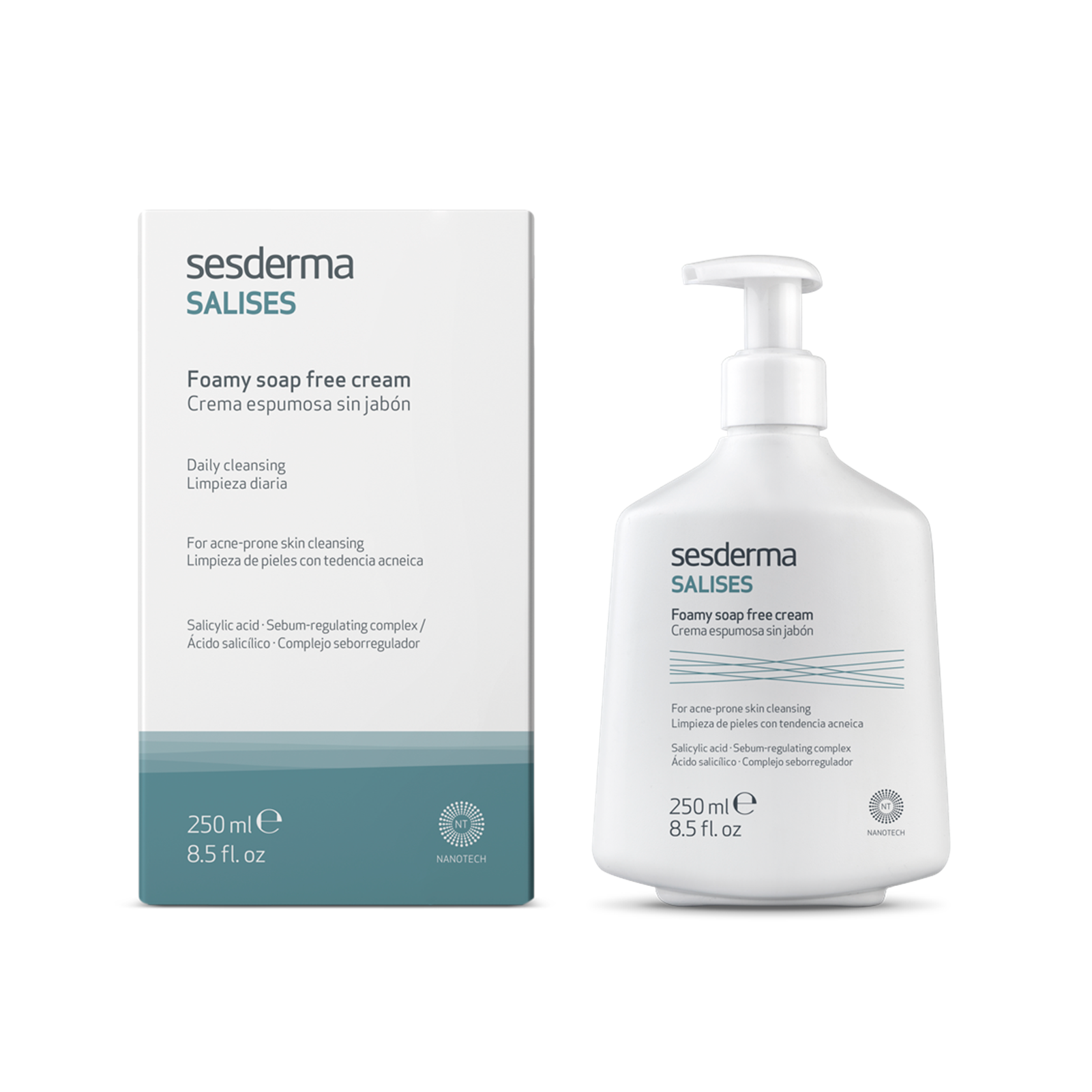 SESDERMA SALISES foaming cream without soap 250 ml
