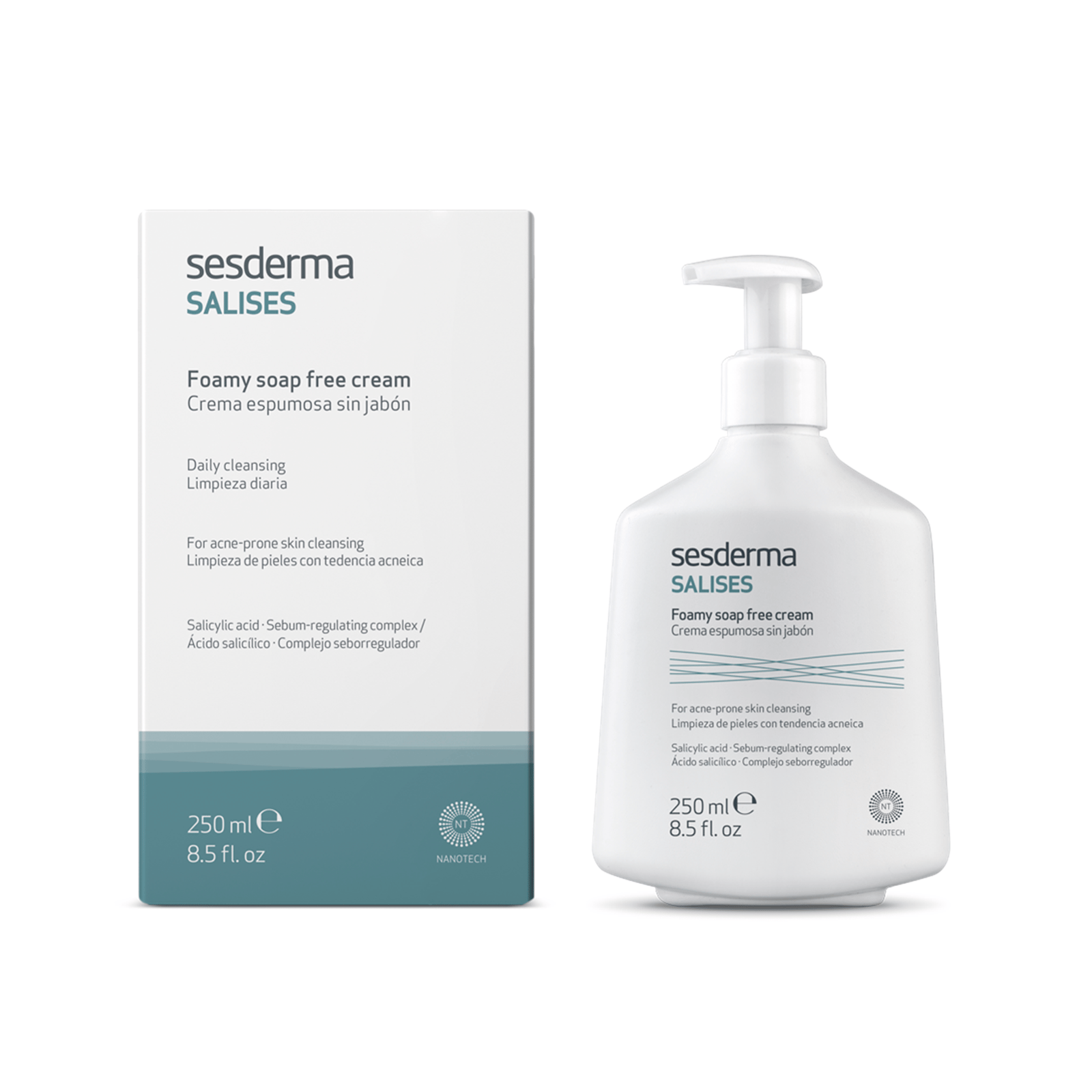 SESDERMA SALISES foaming cream without soap 250 ml
