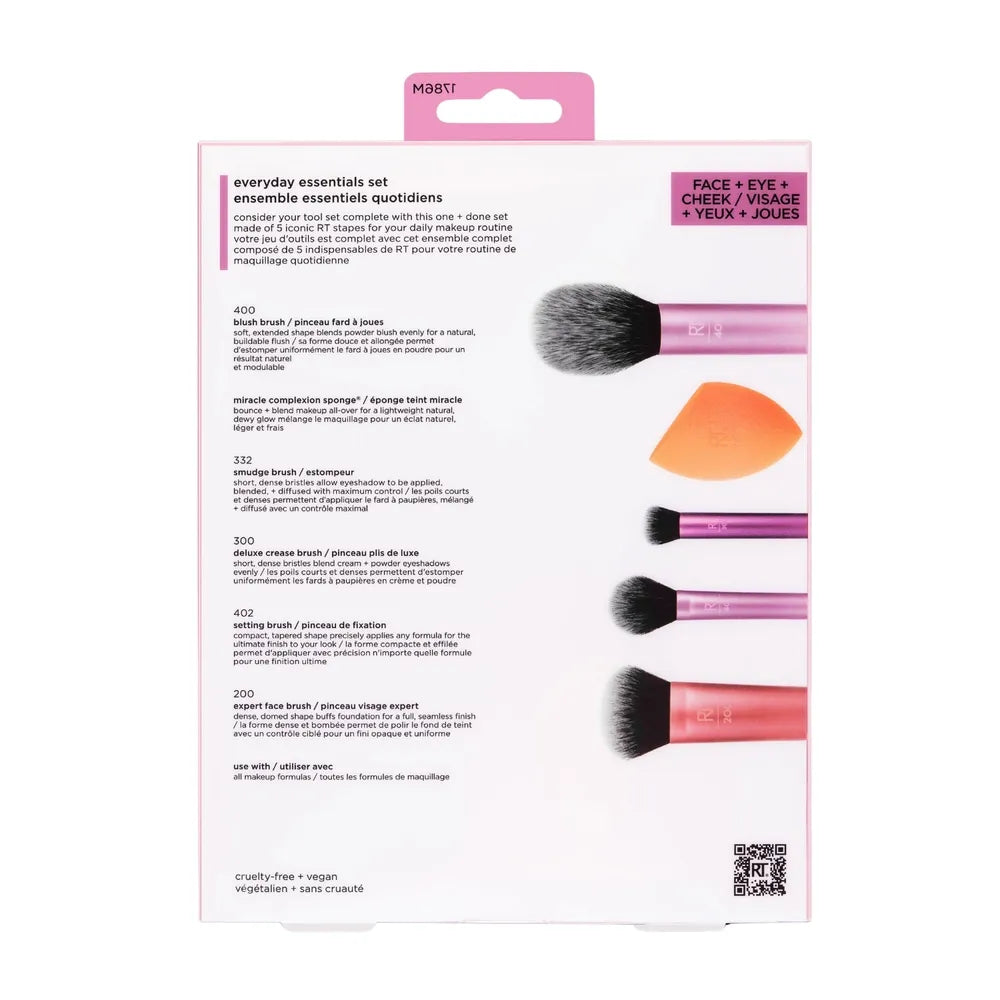 REAL TECHNIQUES MAKEUP MUST HAVES set 5 pz