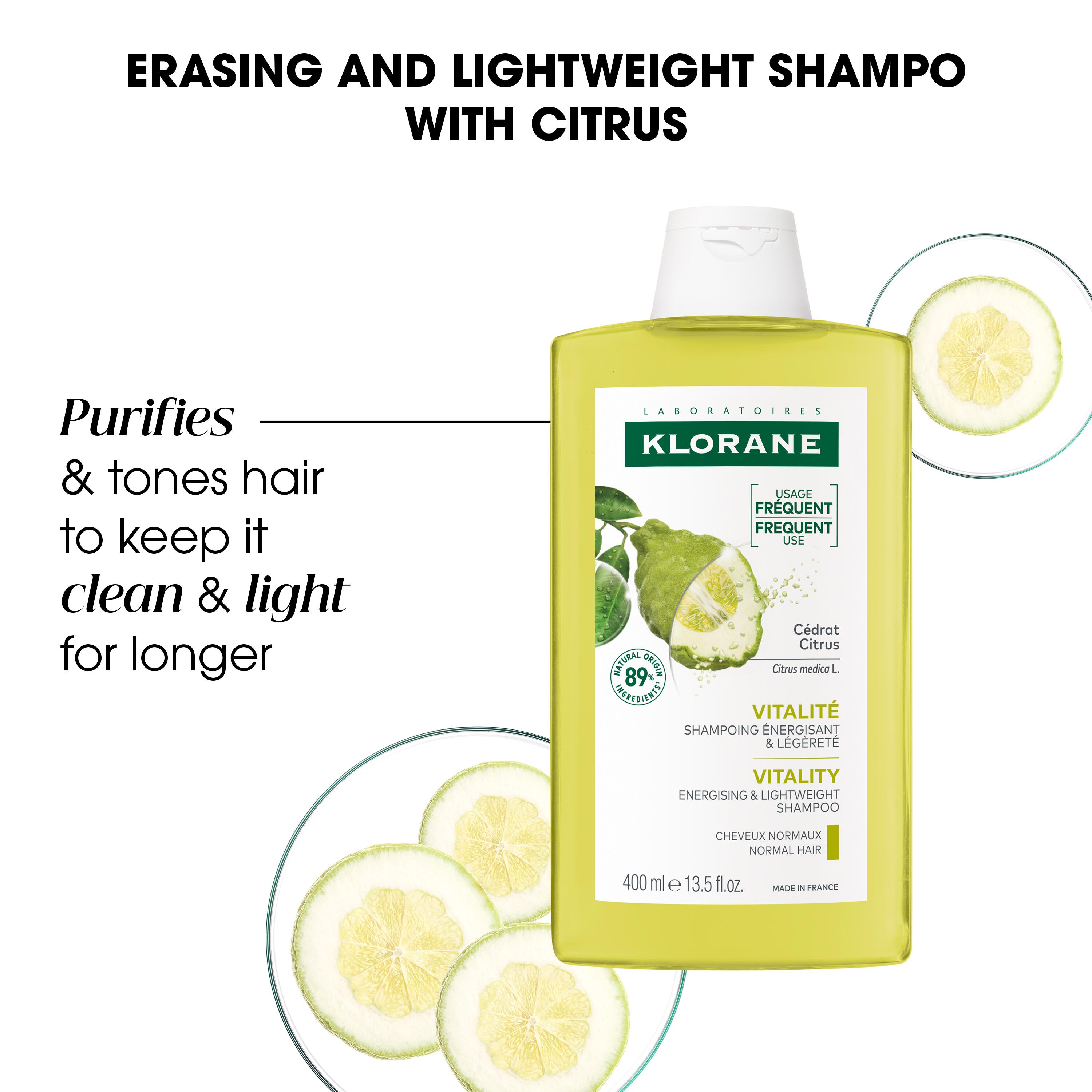 KLORANE A LA CIDRA light shampoo for normal/oily hair 400 ml