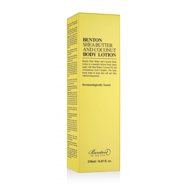 BENTON SHEA BUTTER AND COCONUT body lotion 250 ml