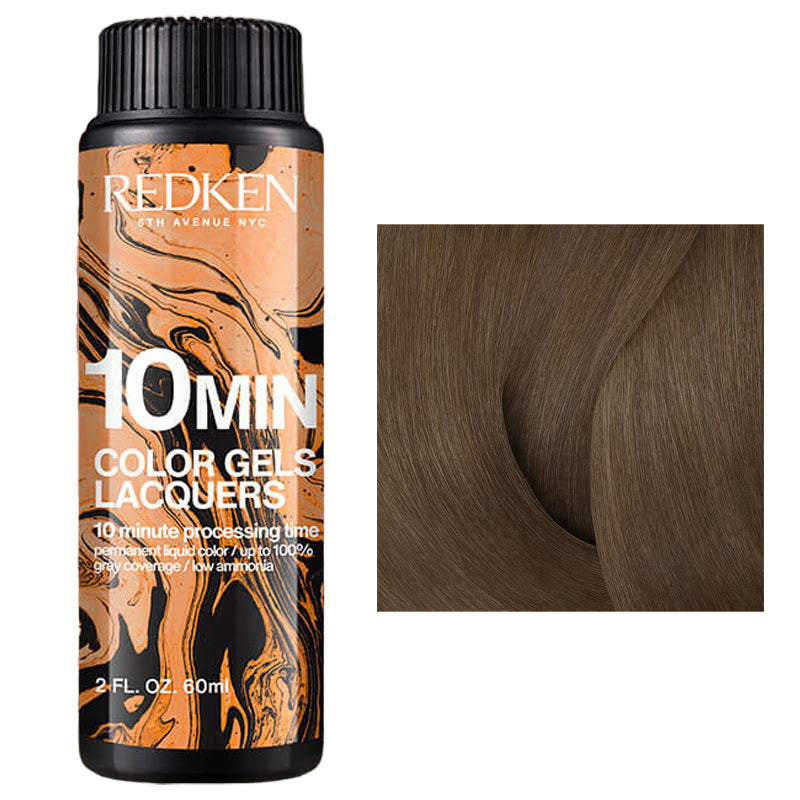 REDKEN COLOR GELS LACQUERS 10 MINUTOS #6ABN-6.19 60 ml x 3 u
