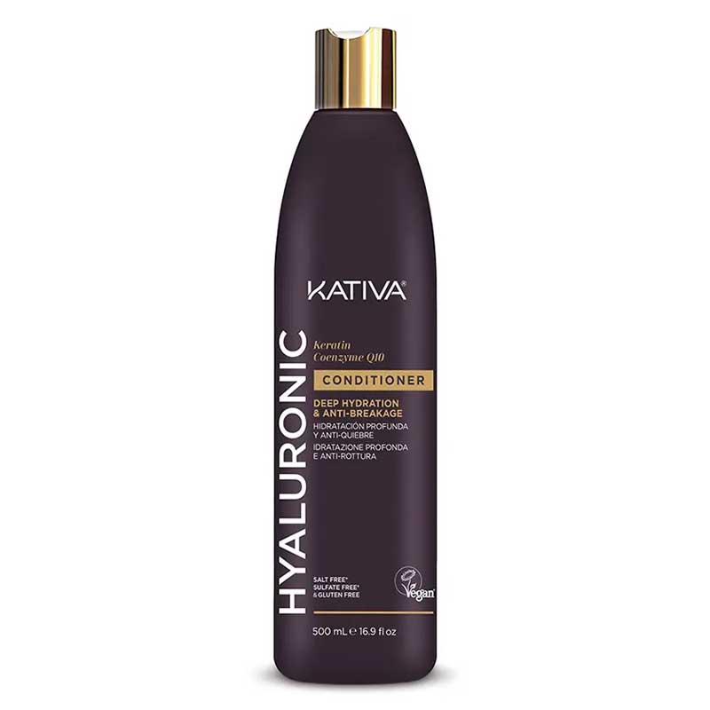 KATIVA HYALURONIC keratin &amp; coenzyme Q10 conditioner 500 ml