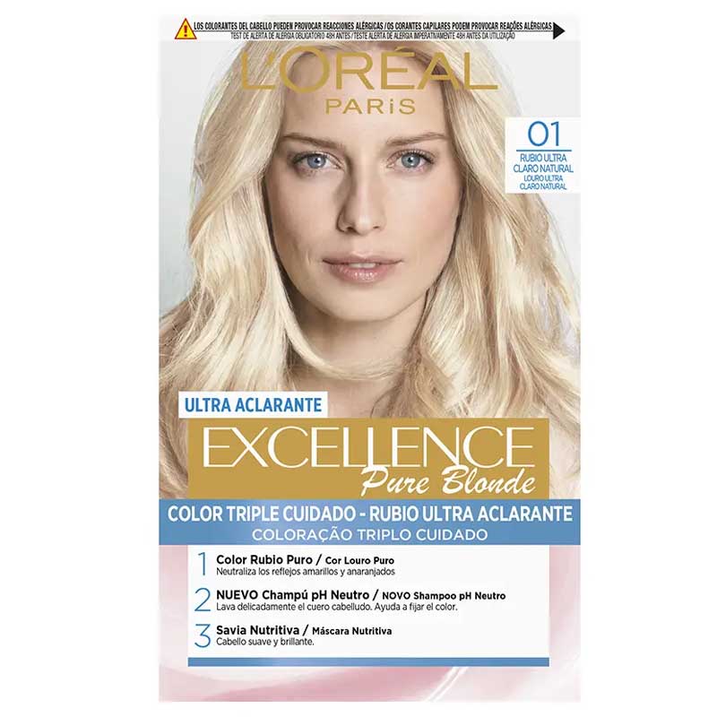 L'ORÉAL PARIS EXCELLENCE Creme dye #01 natural ultra light blonde 192 ml