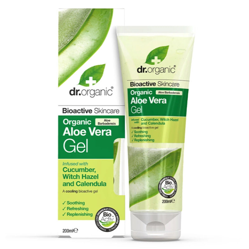 DR. ORGANIC ALOE VERA gel con pepino y caléndula 200 ml