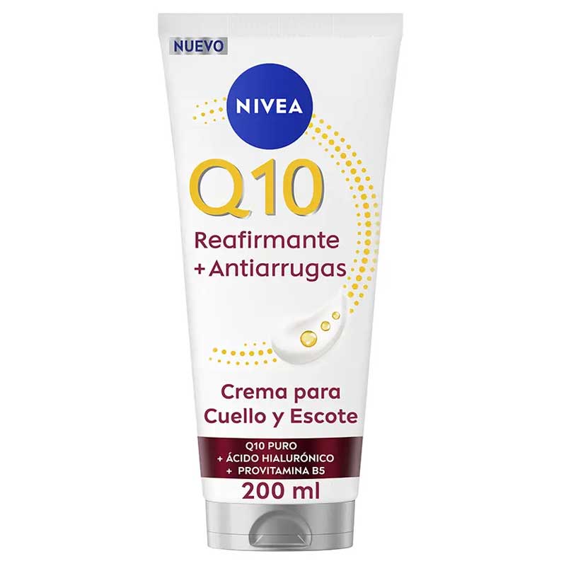 NIVEA Q10+ Firming anti-wrinkle cream for neck and décolleté 200 ml