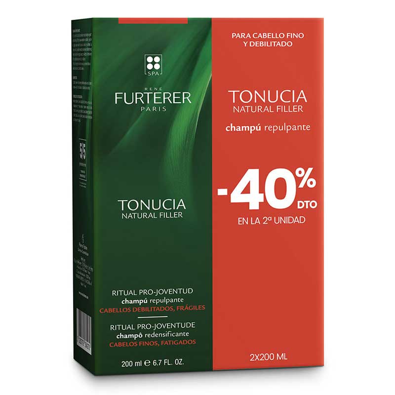 RENE FURTERER TONUCIA natural filler repulping shampoo pack 2 x 200 ml