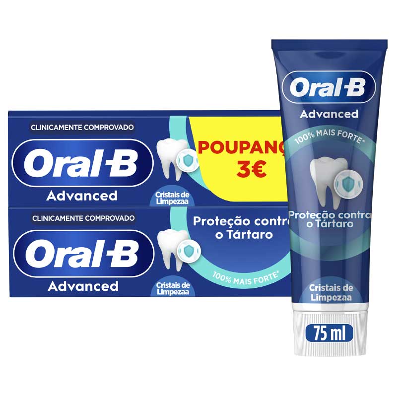 ORAL-B TARTAR PREVENTION toothpaste 2 x 75 ml