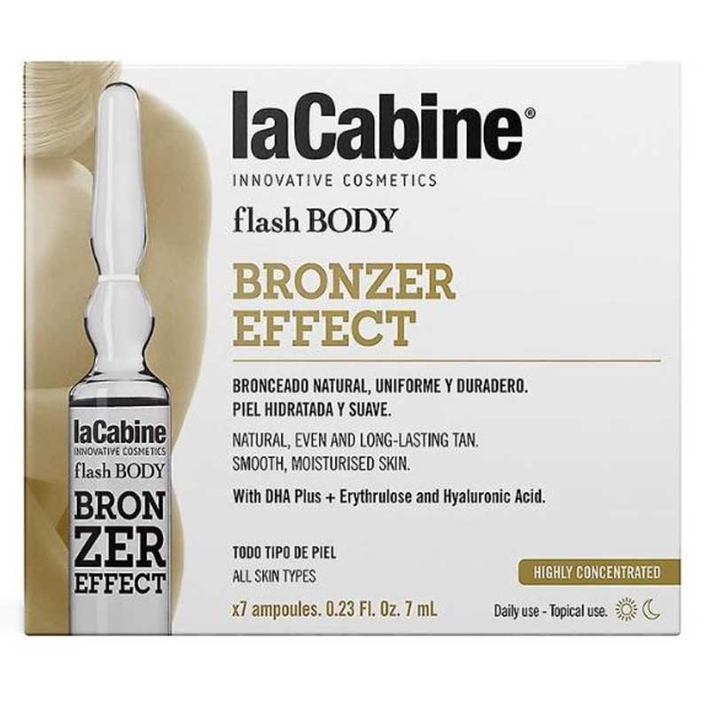 LA CABINE BODY AMPOULES bronzer effect 7 x 7 ml