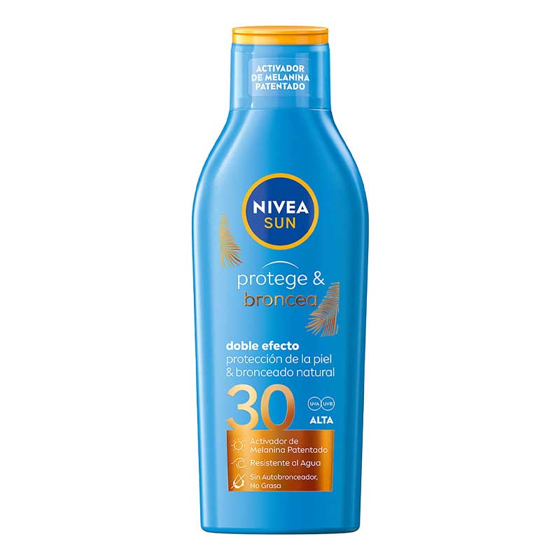 NIVEA SUN PROTECTION &amp; TANNING milk SPF30 200 ml