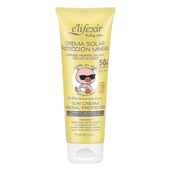 E'LIFEXIR BABY CARE mineral protection sun cream SPF50+ 100 ml