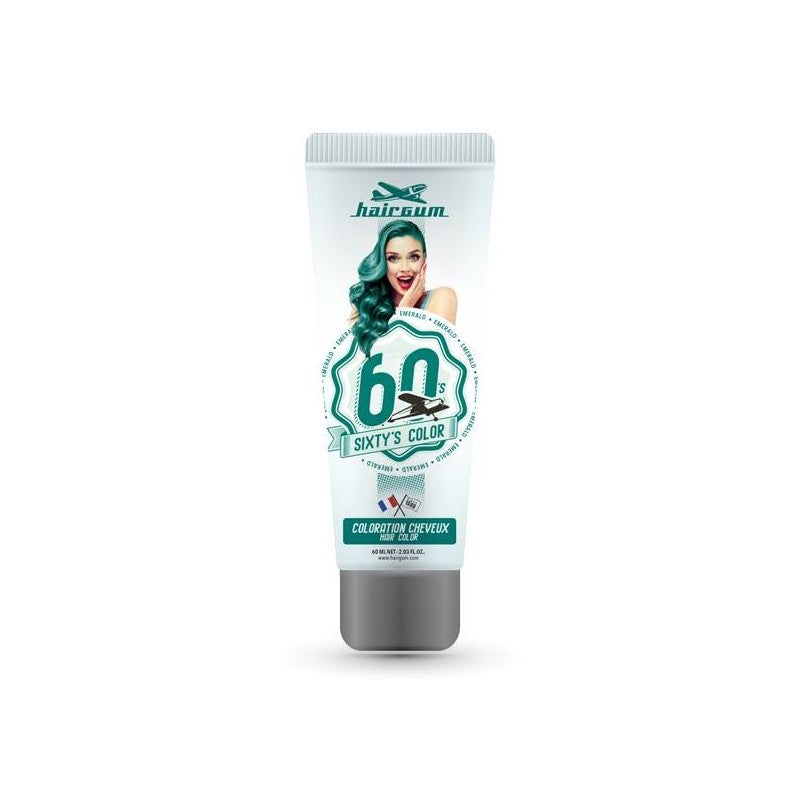 HAIRGUM SIXTY'S COLOR hair color #emerald