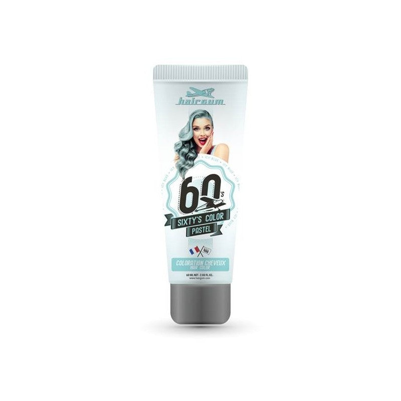 HAIRGUM SIXTY'S COLOR hair color #icy blue 60 ml