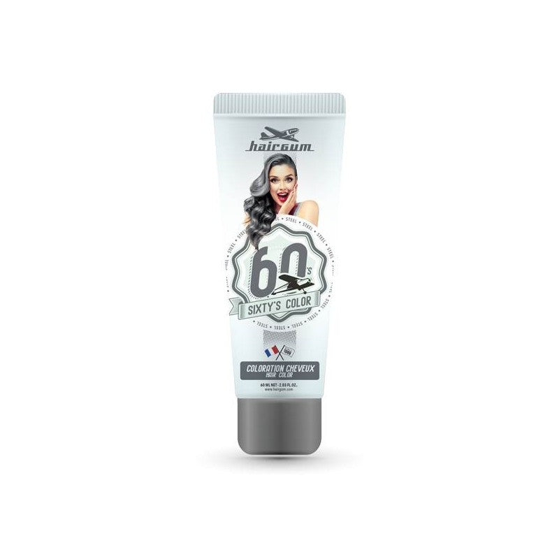 HAIRGUM SIXTY'S COLOR hair color #steel