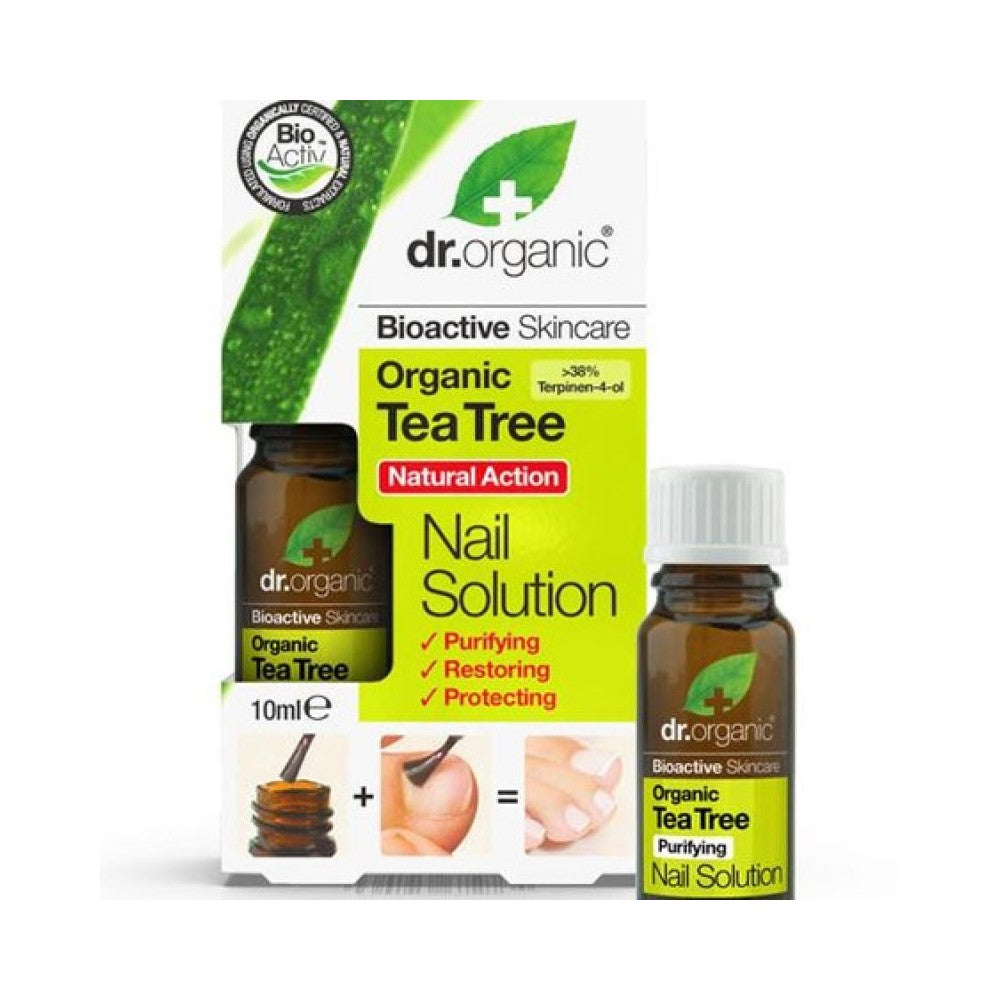 DR. ORGANIC BIOACTIVE ORGANIC tea tree solución para uñas 10 ml