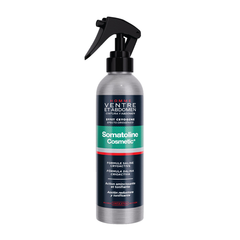 SOMATOLINE COSMETIC MEN'S WAIST &amp; ABDOMEN Cryogenic Effect Spray 200 ml