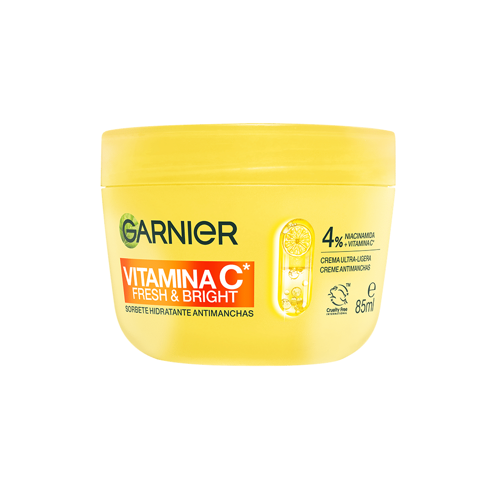 GARNIER VITAMIN C FRESH &amp; BRIGHT moisturizing anti-dark spot sorbet 85 ml