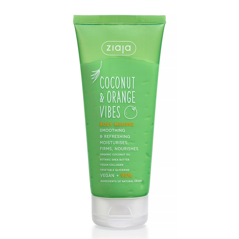 ZIAJA COCONUT &amp; ORANGE VIBES softening and refreshing body mousse 200 ml