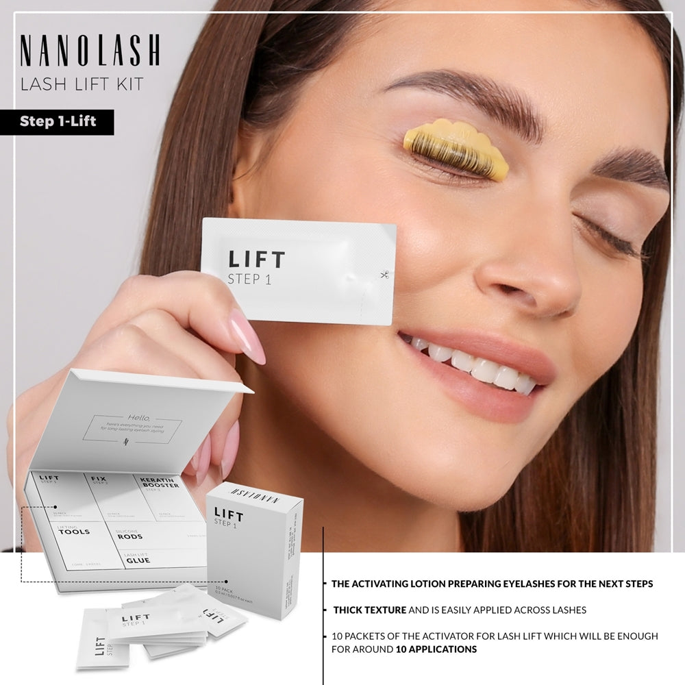 NANOLASH LIFT STEP 1 eyelash and lamination activator 10 u