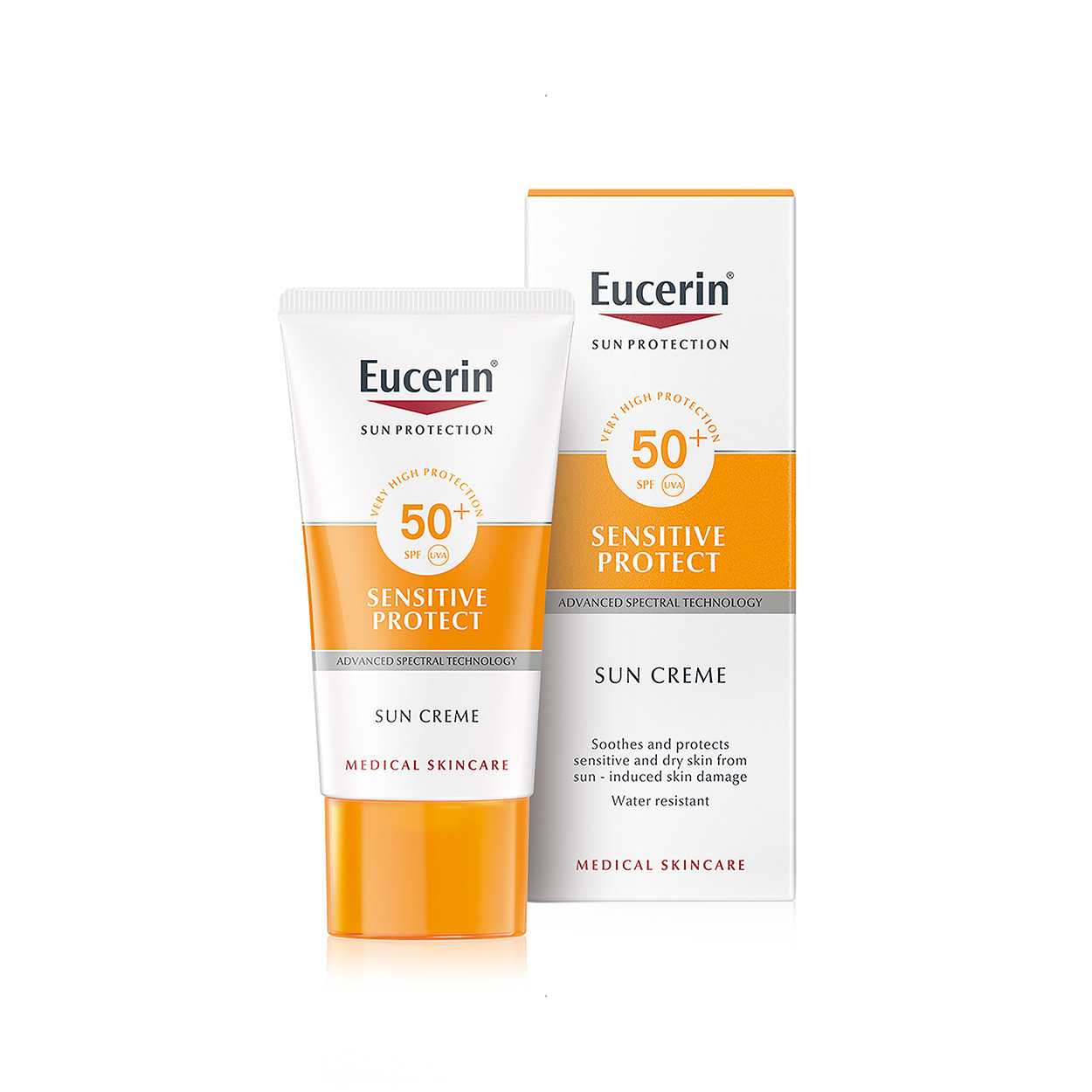 EUCERIN SUN SENSITIVE PROTECT cream dry skin SPF50+ 50 ml