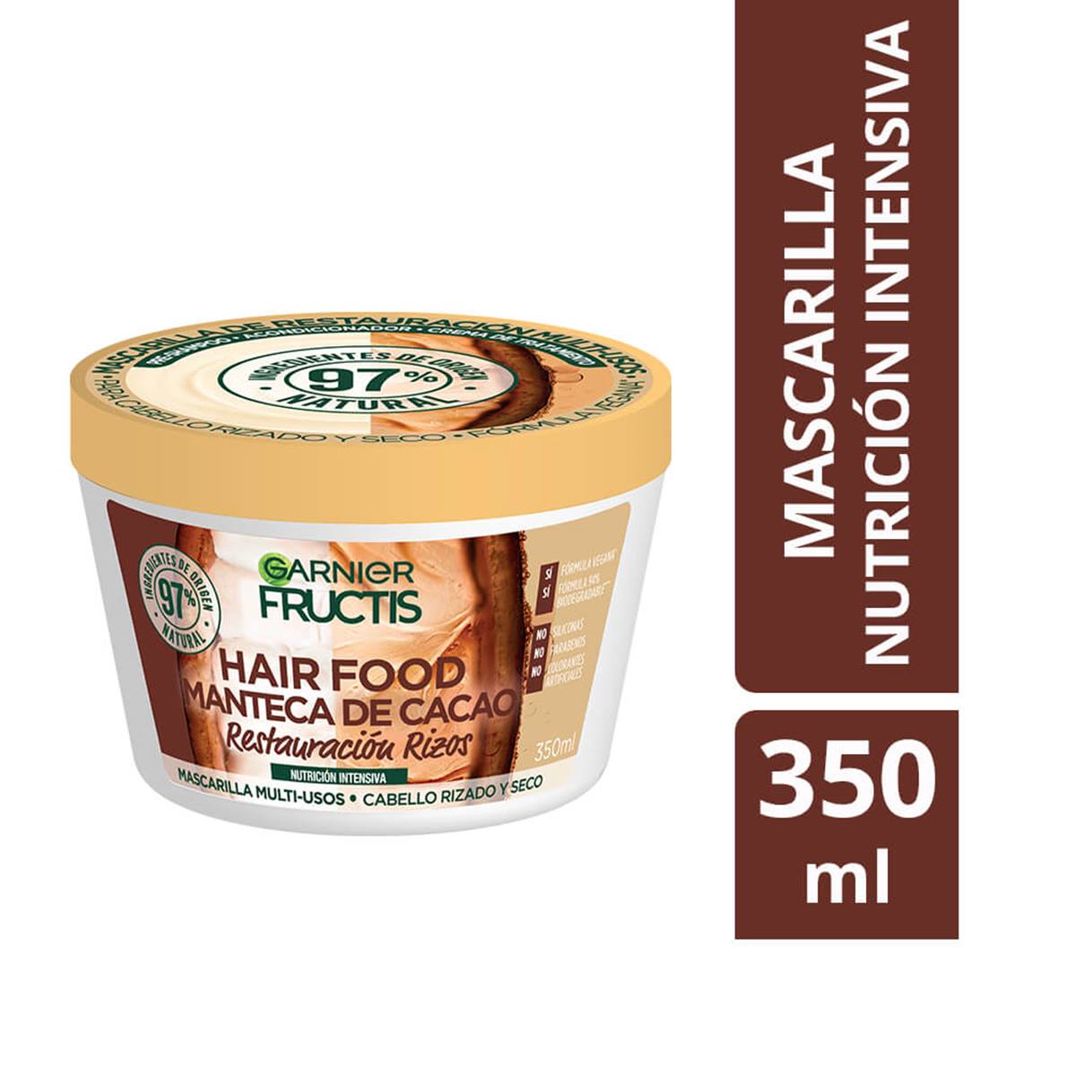 GARNIER FRUCTIS HAIR FOOD COCOA BUTTER nourished curl mask 390 ml