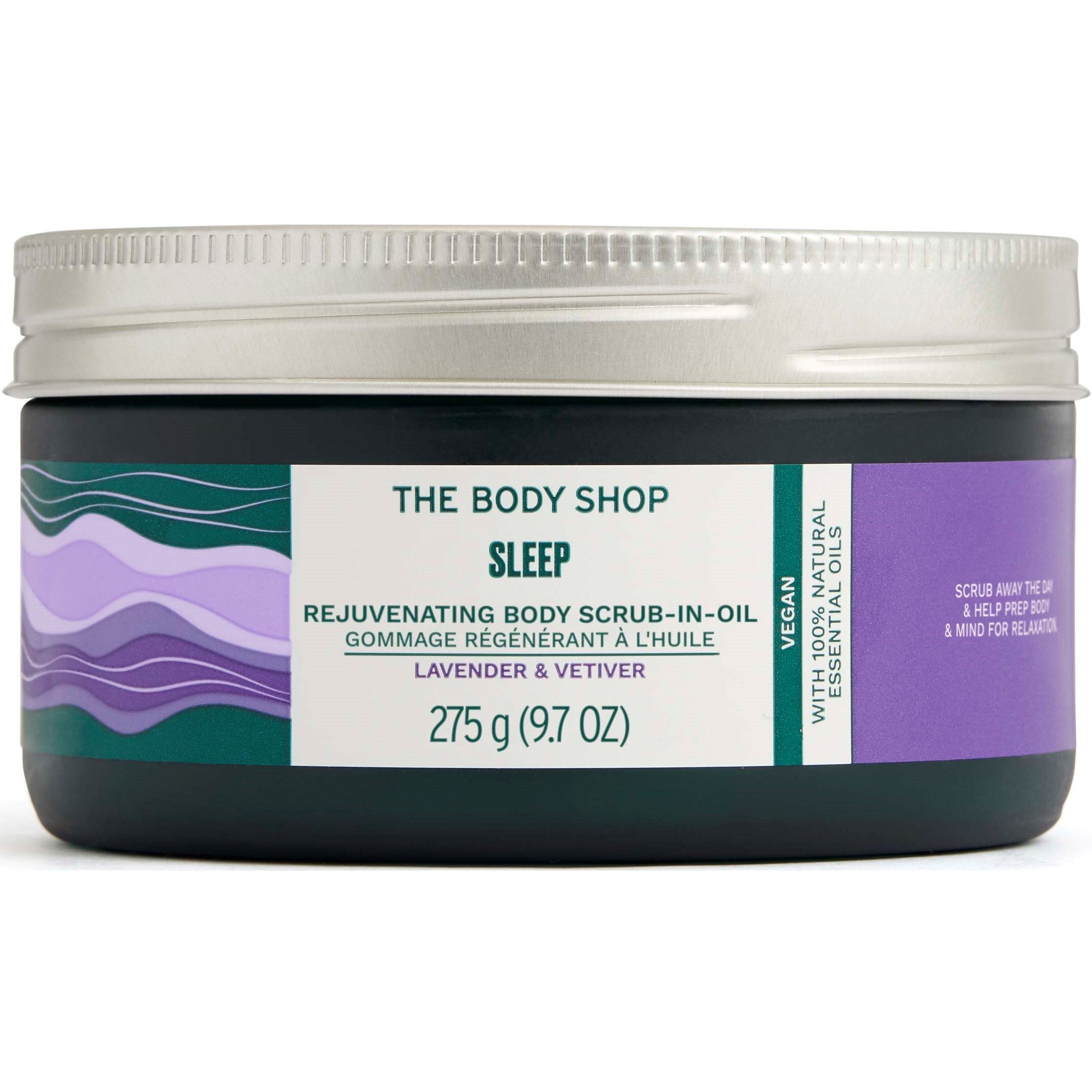 THE BODY SHOP SLEEP exfoliating body oil lavender &amp; vetiver 275 gr