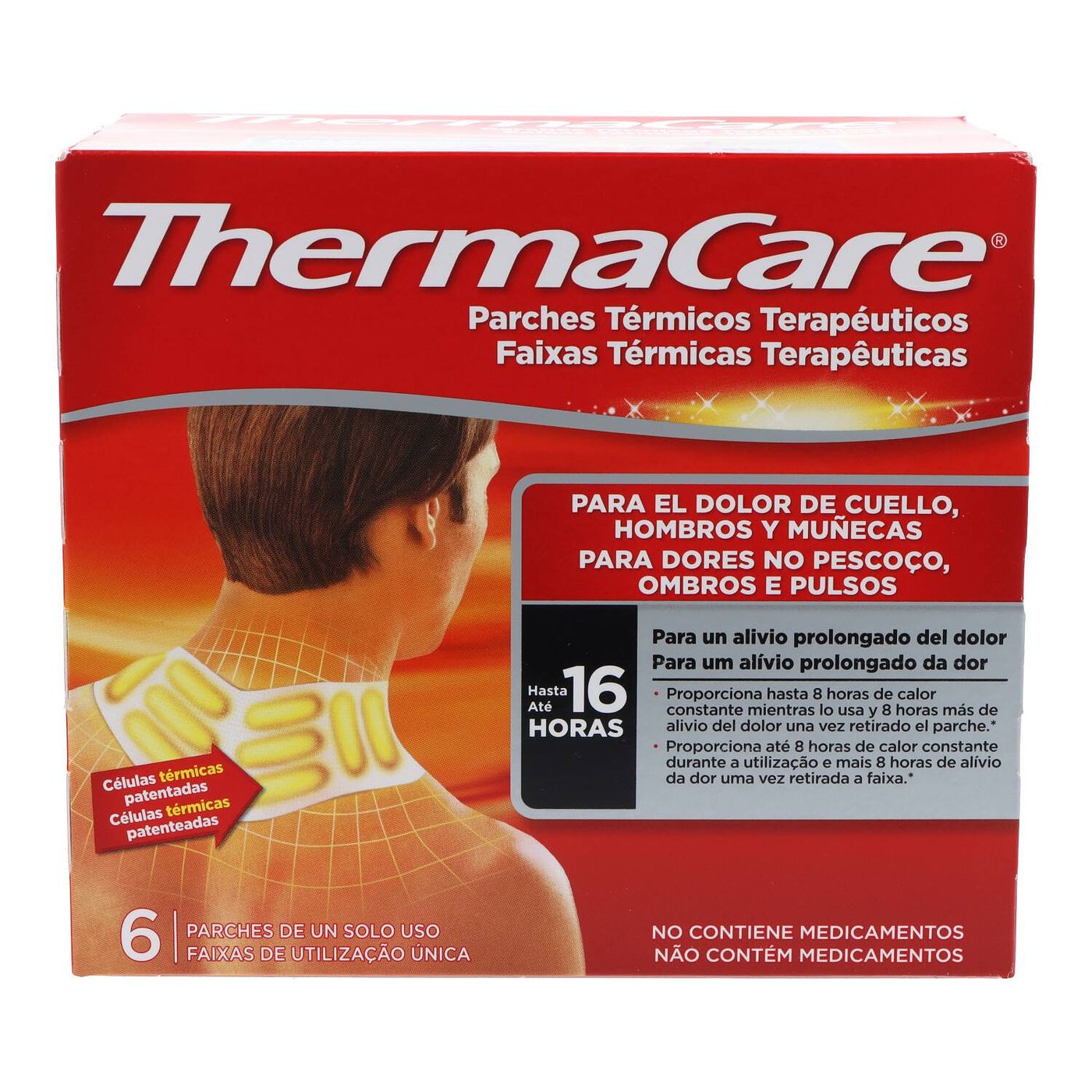 THERMACARE neck shoulder thermal patches 6 u