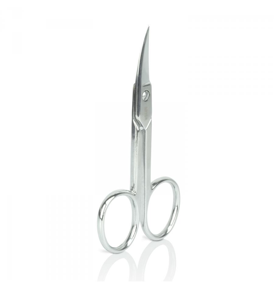 BETER Curved chrome nail manicure scissors 1 pc