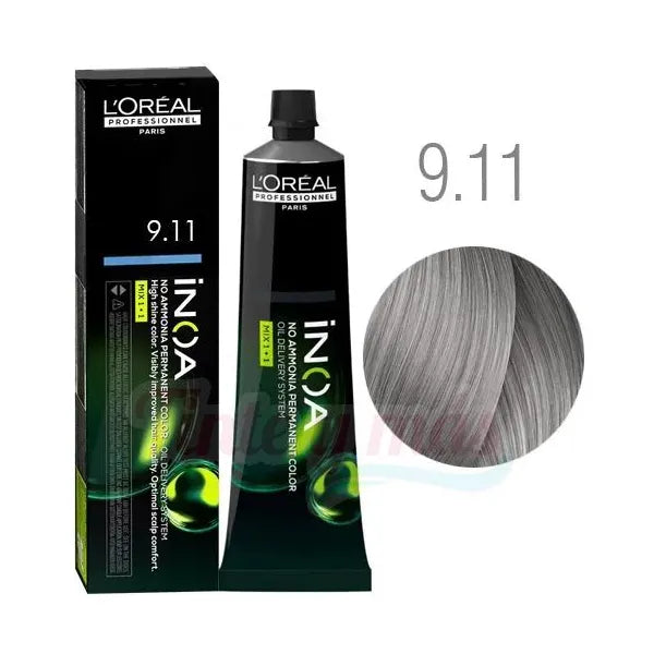 L'ORÉAL PROFESSIONNEL PARIS INOA coloration d'oxydation sans ammonia #9,11 60 gr