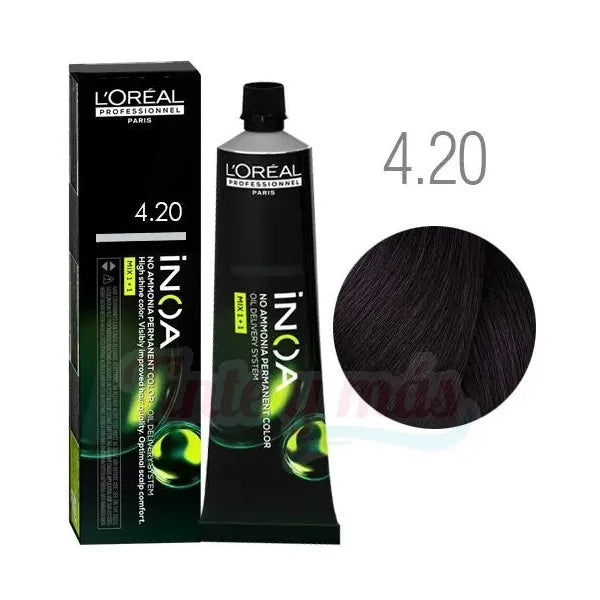 L'ORÉAL PROFESSIONNEL PARIS INOA no ammonia permanent color #4.20 60 gr